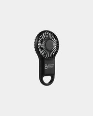 Custom rechargeable ABS clip-on USB fan - Black