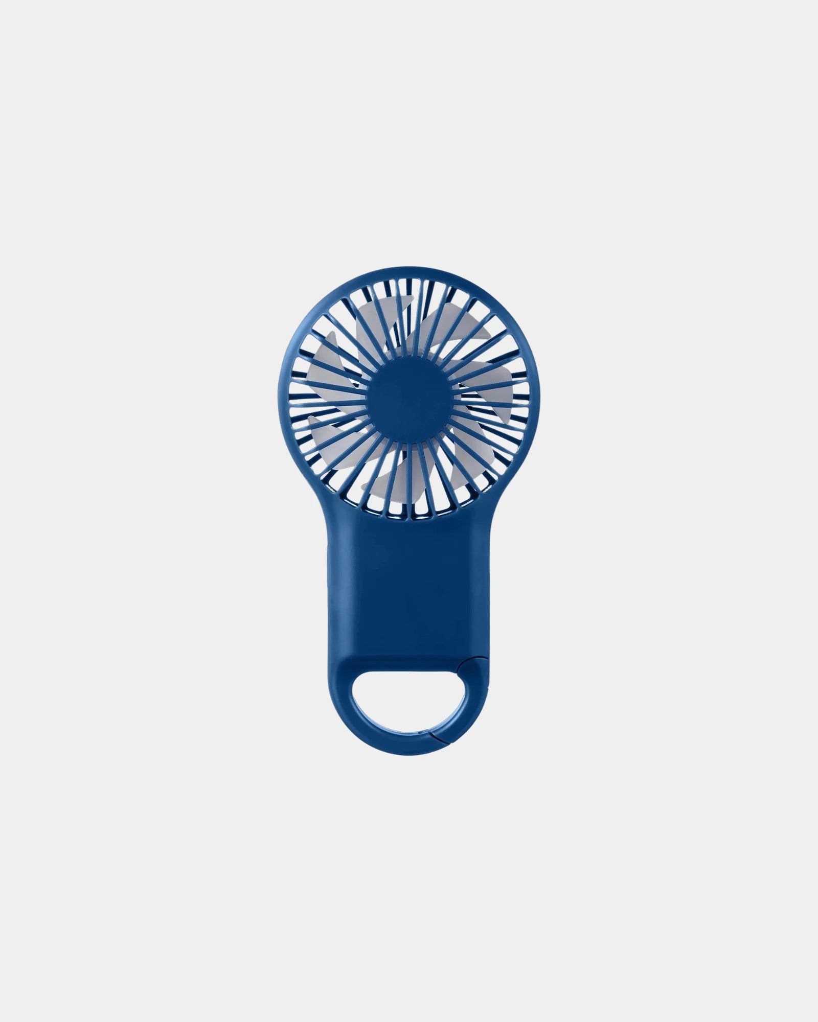Custom rechargeable ABS clip-on USB fan - Marine Blue