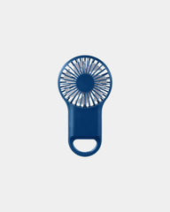 Custom rechargeable ABS clip-on USB fan - Marine Blue