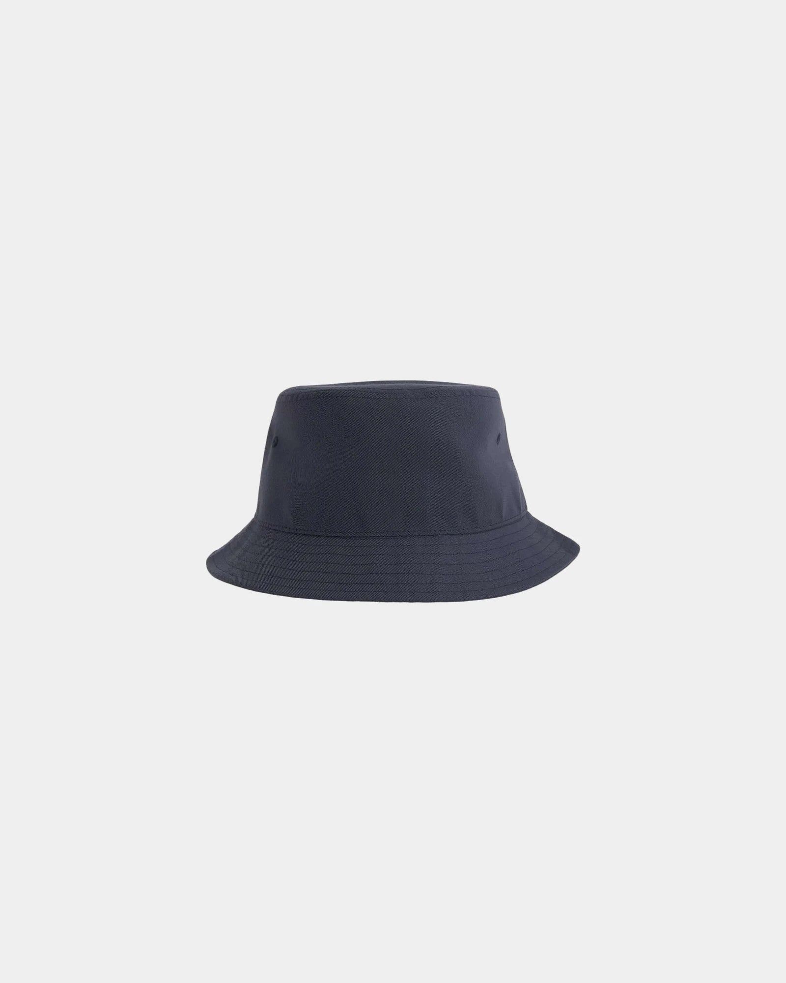 Custom recycled polyester bucket hat for teams - Navy
