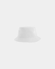 Custom recycled polyester bucket hat for teams - White