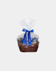 Custom gourmet candy and chocolate gift basket - Silver