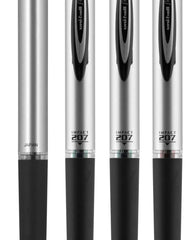 Custom 1.0mm gel ink retractable pen with rubber grip - 3