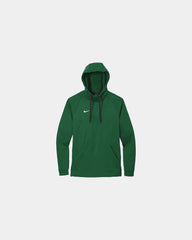 Custom polyester hoodie Nike Therma-FIT pullover fleece - Team Dark Green