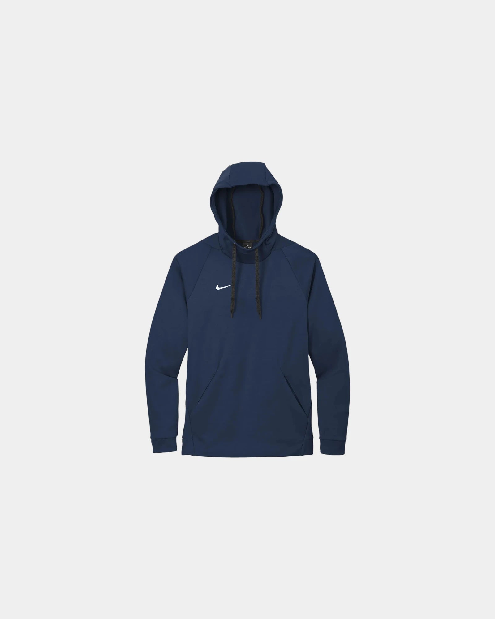 Custom polyester hoodie Nike Therma-FIT pullover fleece - Team Navy
