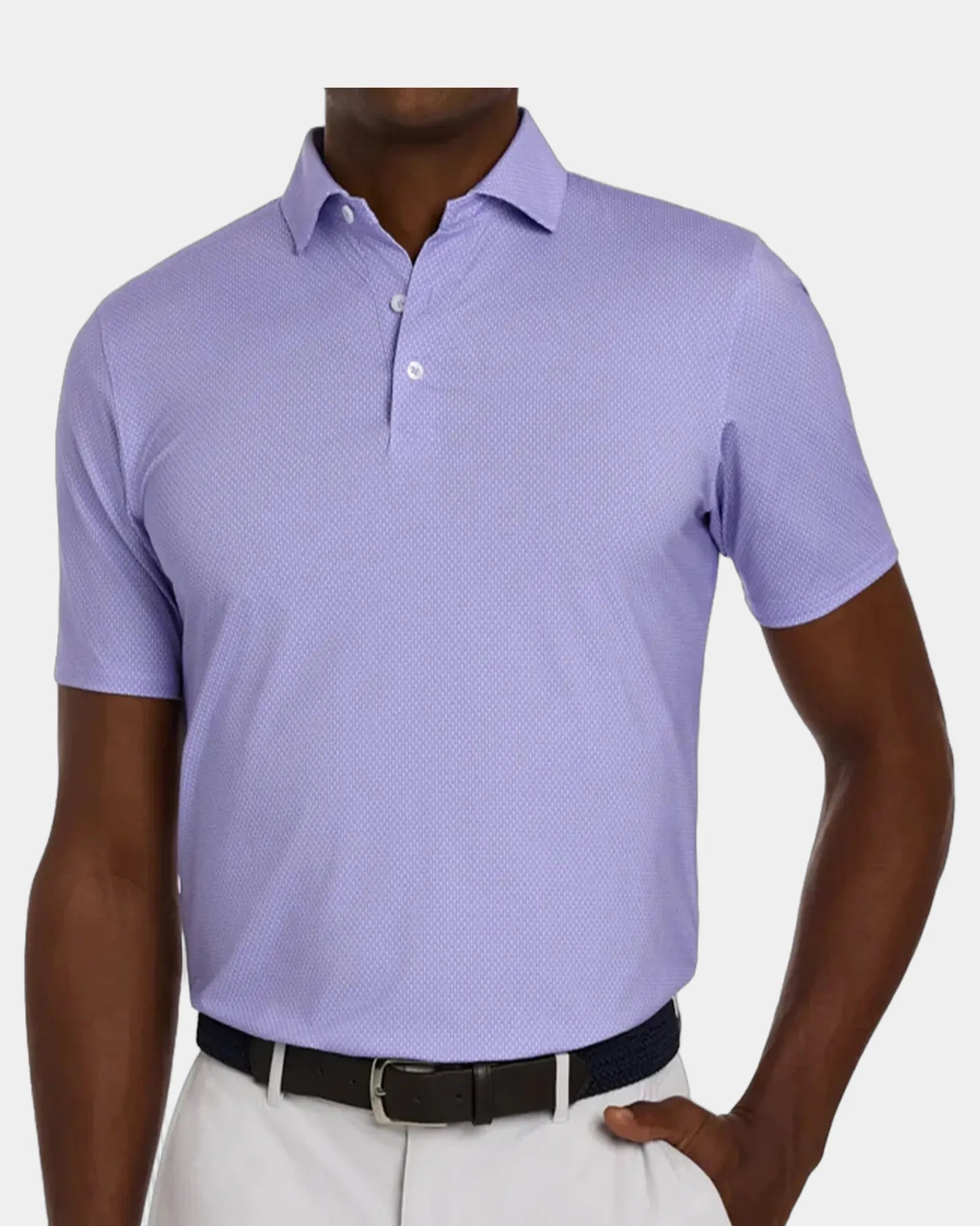 Custom UPF 50+ performance polo shirt for men - Tudor