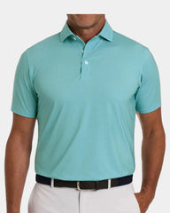 Custom UPF 50+ performance polo shirt for men - Harbor
