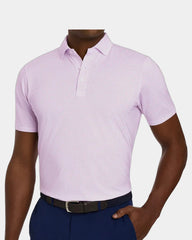 Custom UPF 50+ performance polo shirt for men - Cabernet