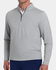 Custom UPF 50+ quarter-zip pullover for men's teams - Tudor
