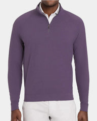 Custom UPF 50+ quarter-zip pullover with moisture-wicking - Amherst