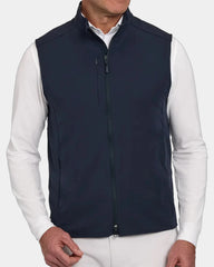 Custom windproof four-way stretch men's athletic vest - Navy Blue