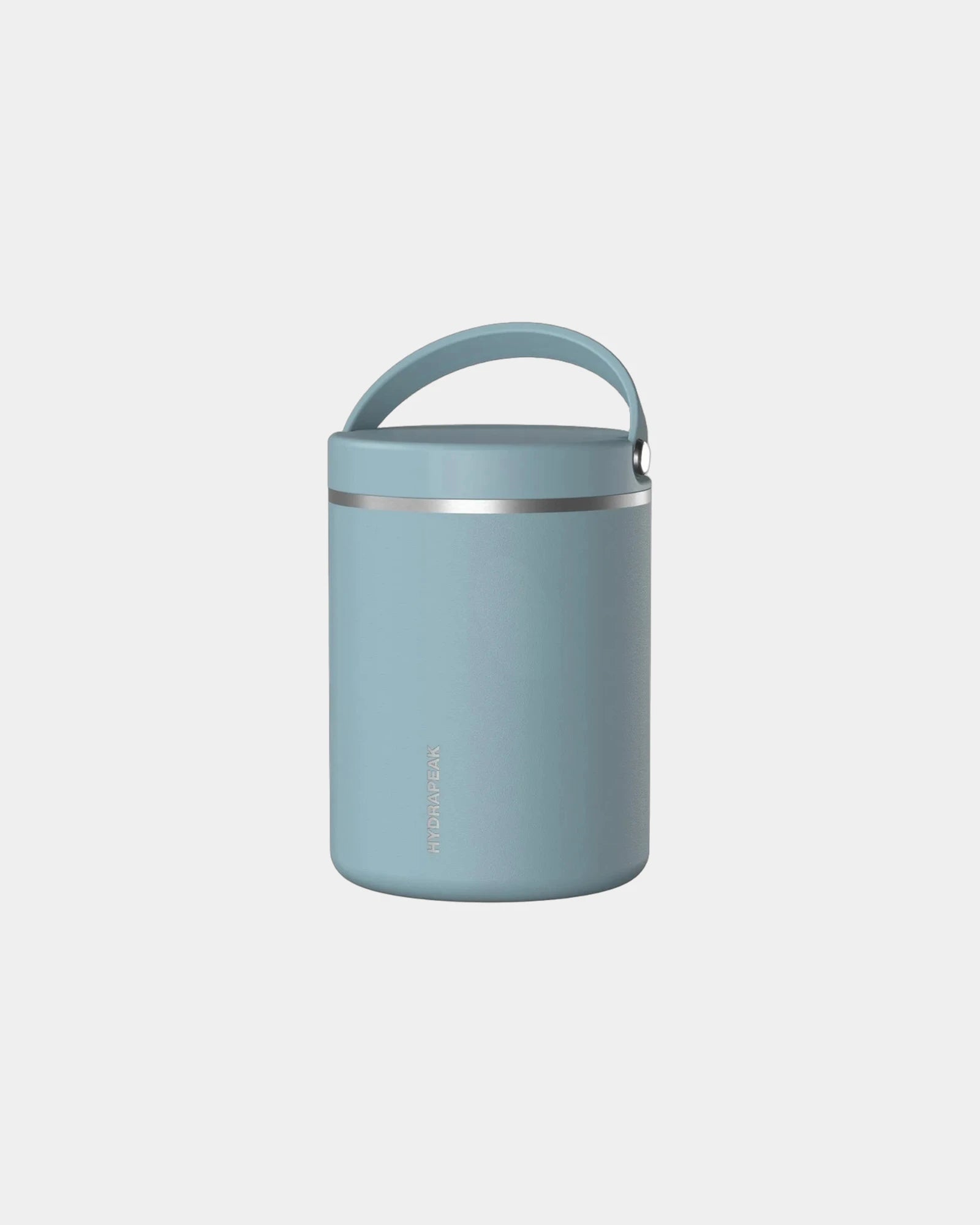 Custom insulated stainless steel 32-oz food jar - Agave Blue