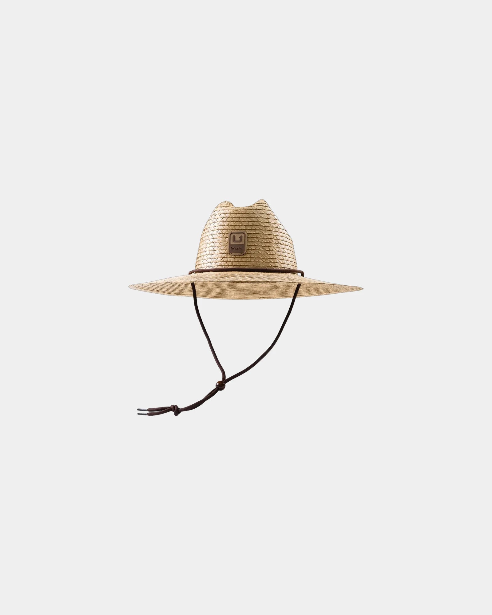 Custom packable palm straw hat with logo print - 2