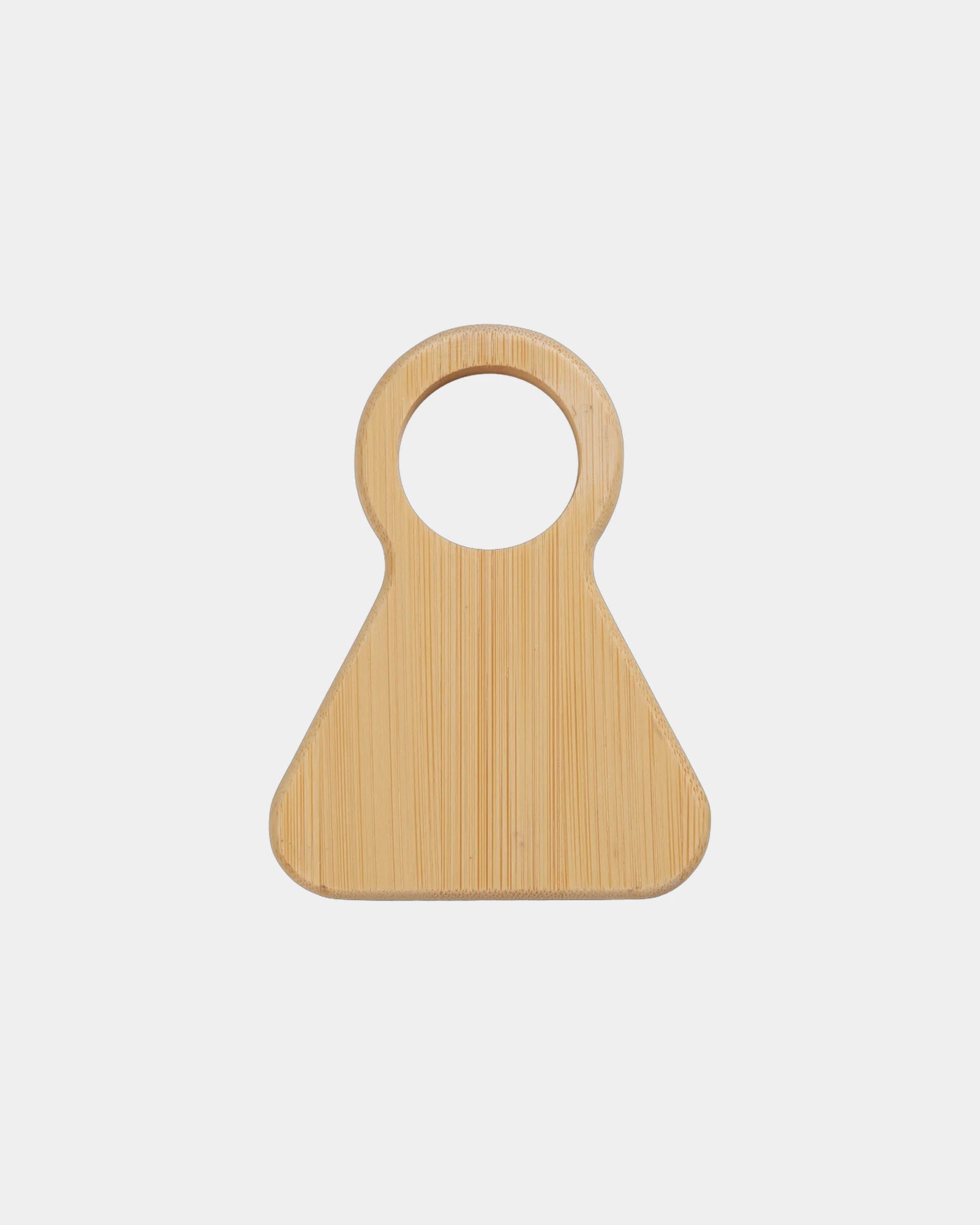 Custom bamboo wine bottle holder with opener - 3