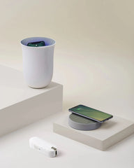 Custom wireless charger Lexon Oblio phone sanitizer - 2