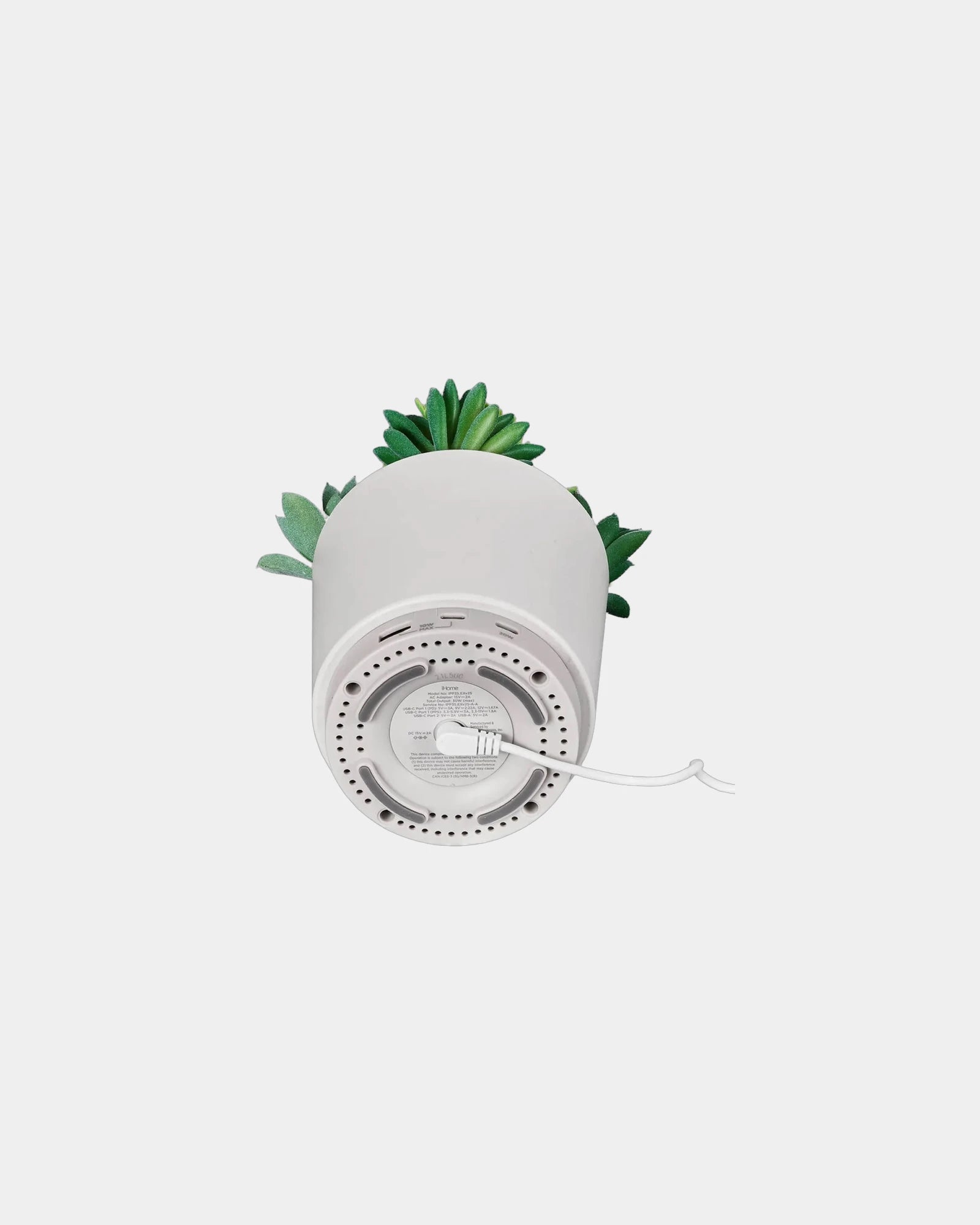 Custom USB charging station with faux succulent design - 4