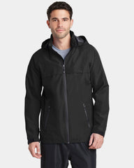 Custom waterproof jacket Port Authority Torrent - Black