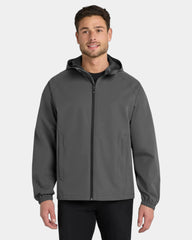 Custom waterproof Port Authority Essential Rain Jacket - Graphite
