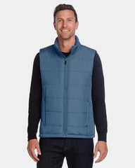 Custom water-resistant puffer vest Port Authority - Dusk Blue