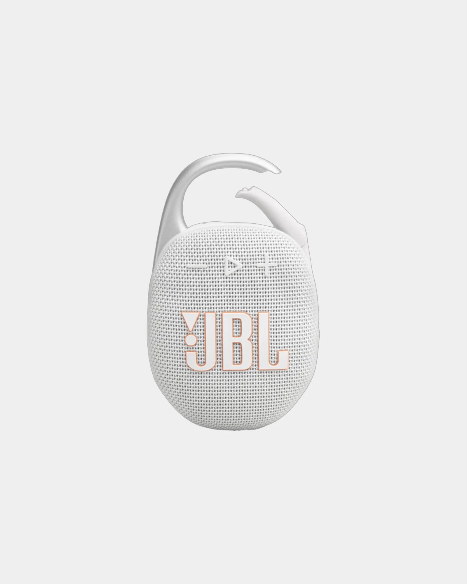 Custom recycled JBL Clip 5 waterproof speaker - White