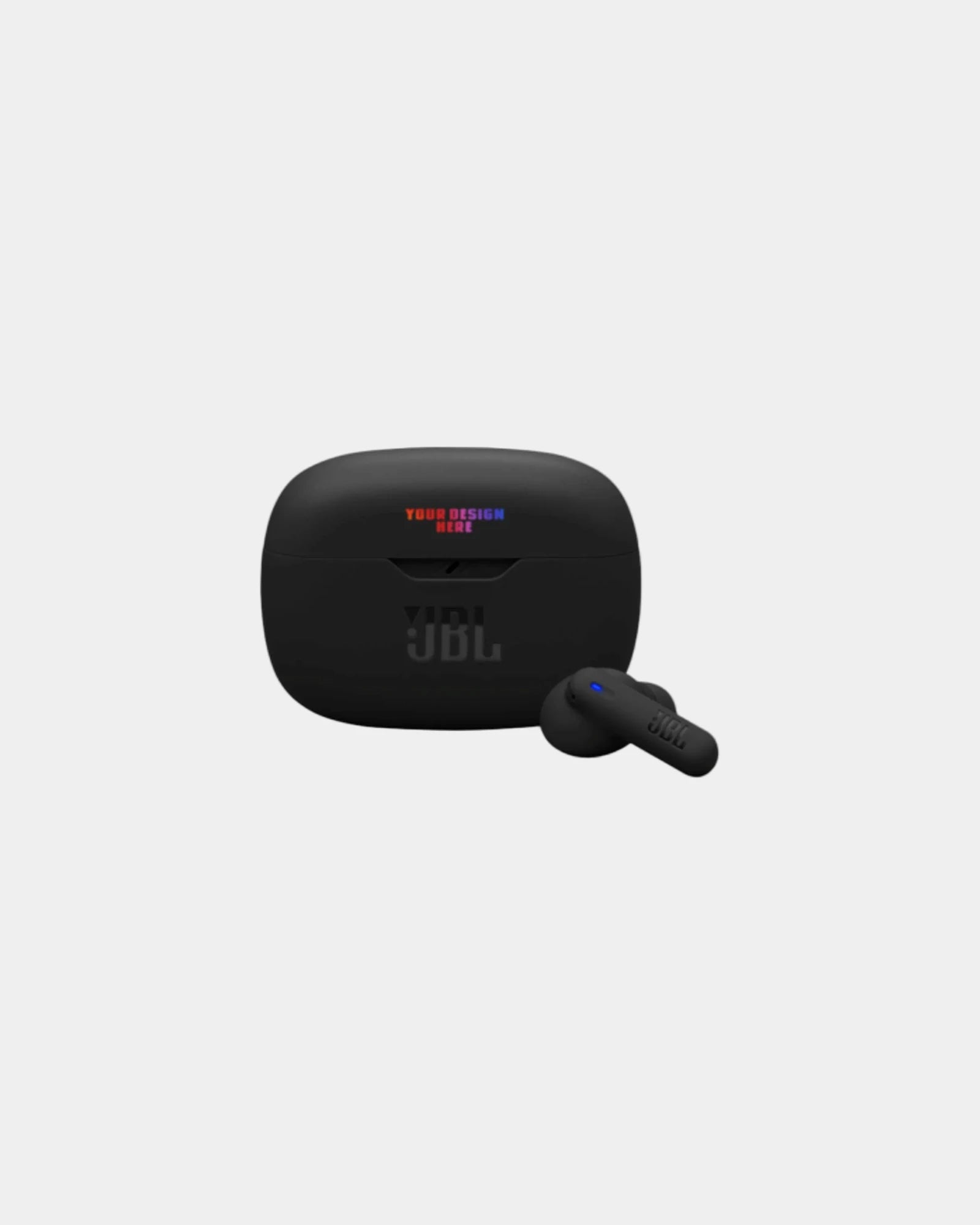 Custom noise cancelling JBL Vibe Beam 2 earbuds - Black