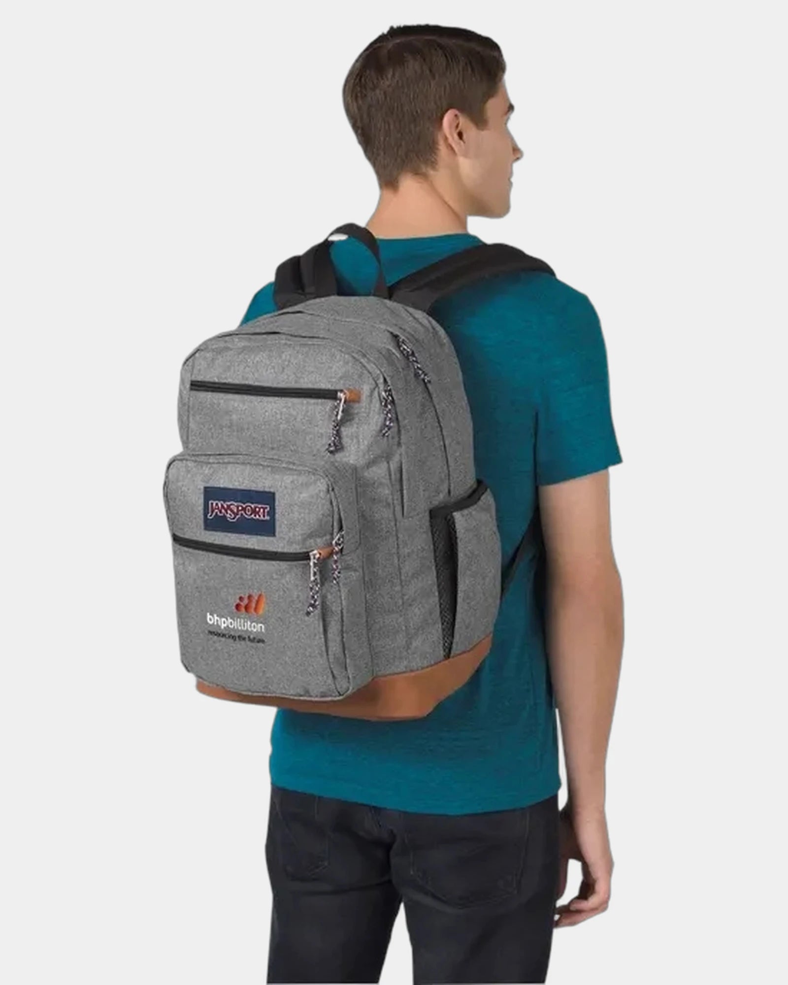Custom 34L polyester laptop backpack with organizer - 4