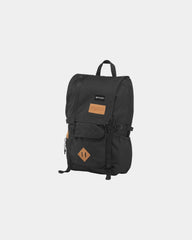 Custom 28L laptop backpack with bonded leather trim - 8