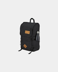 Custom 28L laptop backpack with bonded leather trim - 2