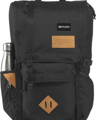 Custom 28L laptop backpack with bonded leather trim - 17