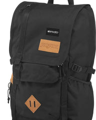 Custom 28L laptop backpack with bonded leather trim - 13