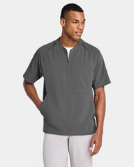 Custom moisture-wicking Sport-Tek Repeat 1/2-Zip jacket - Iron Grey