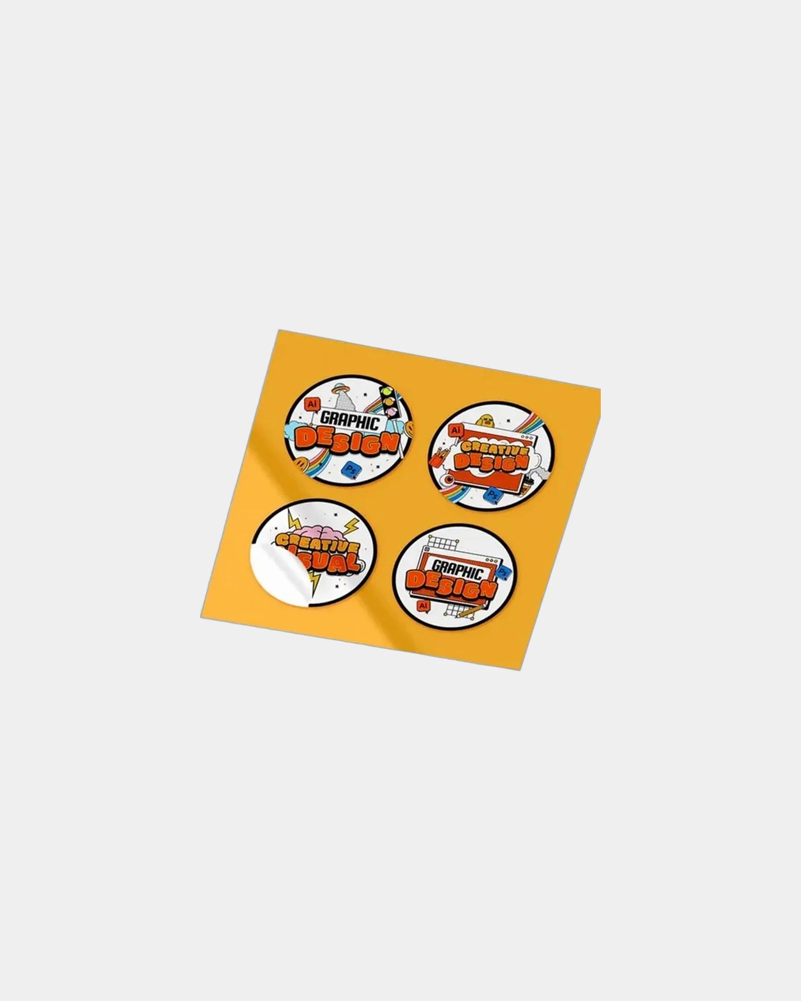 Custom full-color vinyl sticker sheets for brands - 2