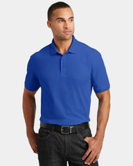 Custom pique polo Port Authority Core Classic - True Royal