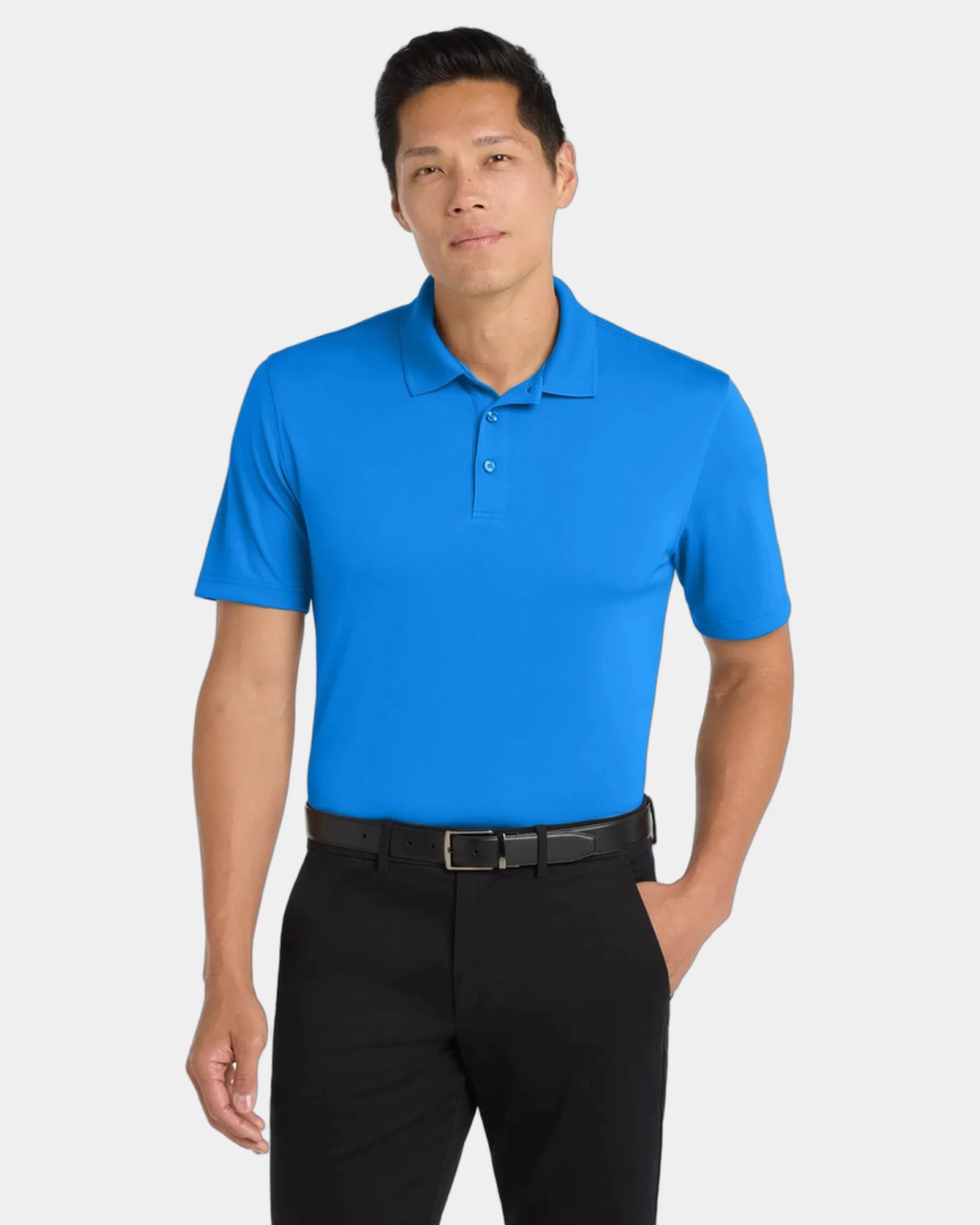 Custom UPF 30 Port Authority Dry Zone UV Micro-Mesh Polo - Coastal Blue