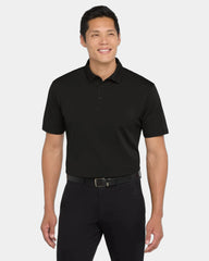 Custom moisture-wicking Port Authority UV Choice Polo - Black