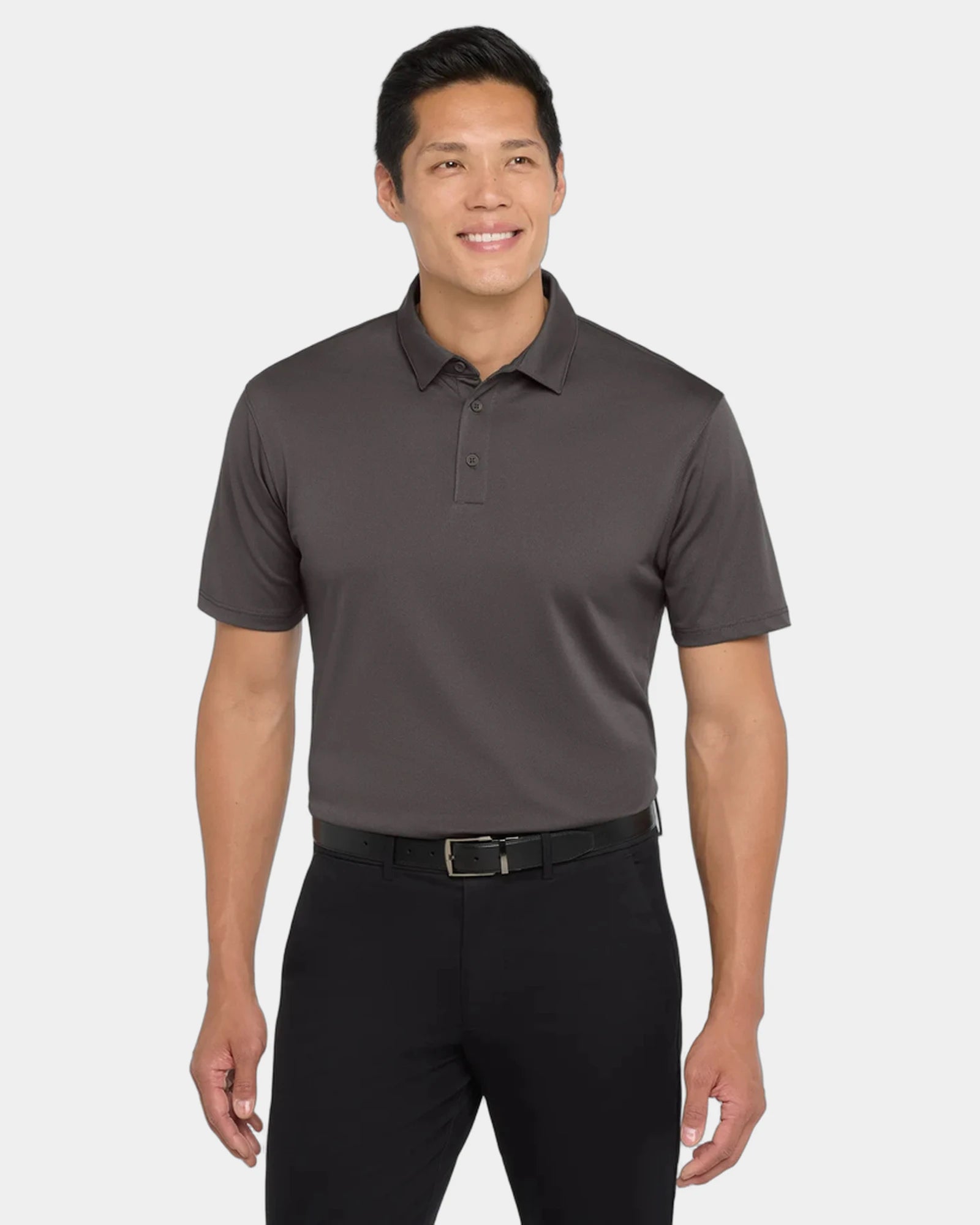 Custom moisture-wicking Port Authority UV Choice Polo - Sterling Grey