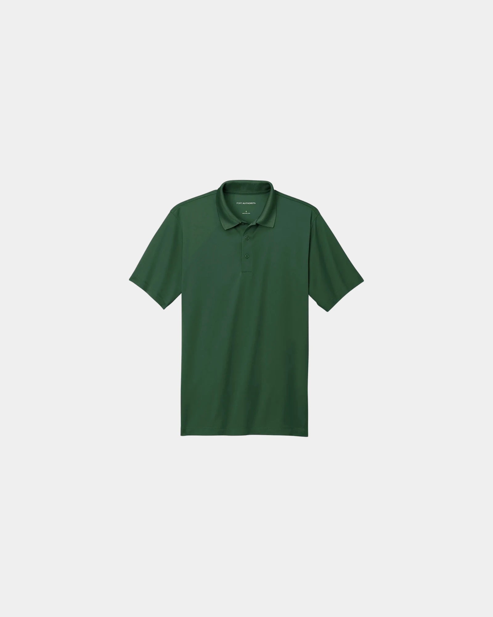 Custom recycled polyester polo Port Authority C-FREE - Forest Green