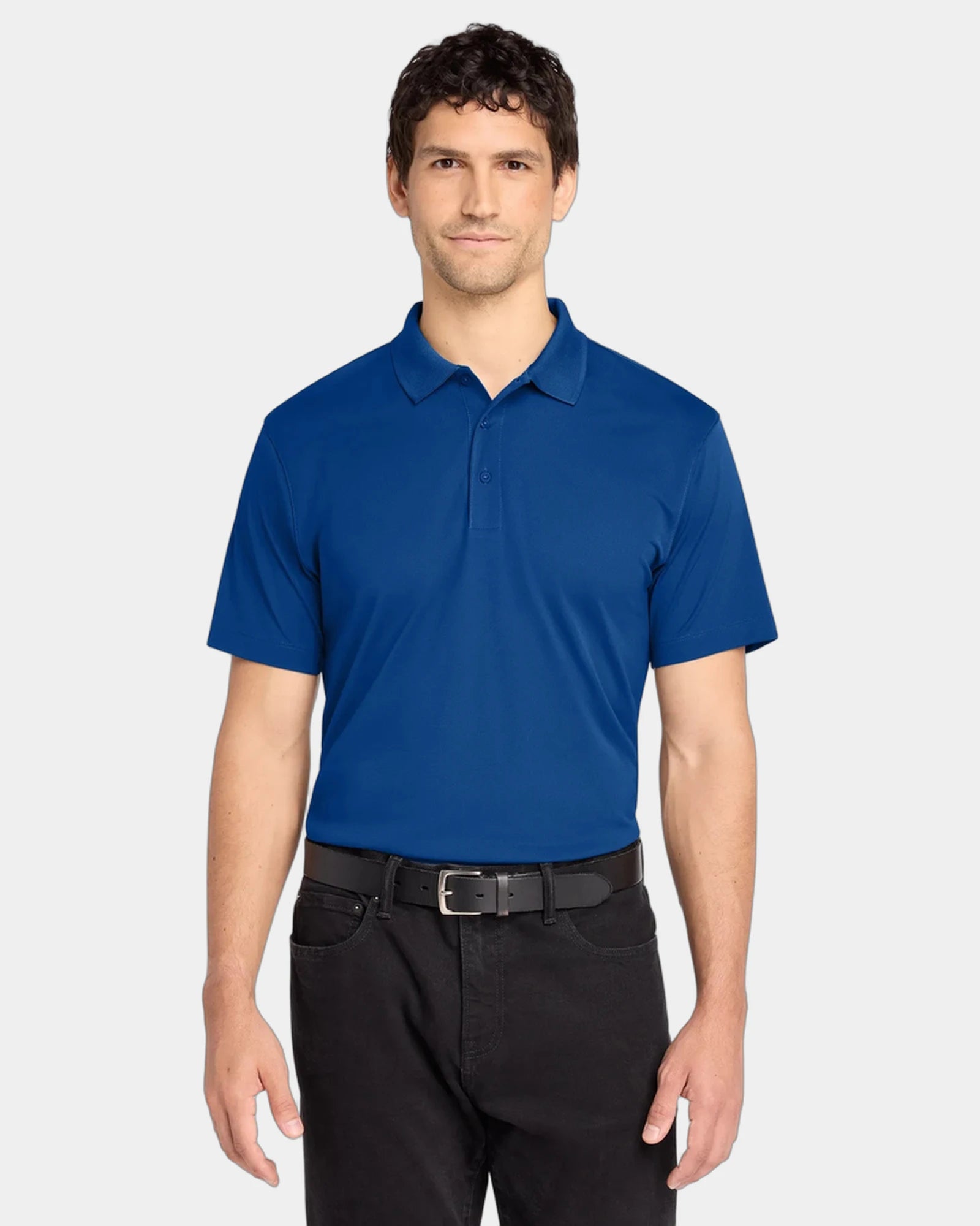 Custom recycled polyester polo Port Authority C-FREE - True Royal