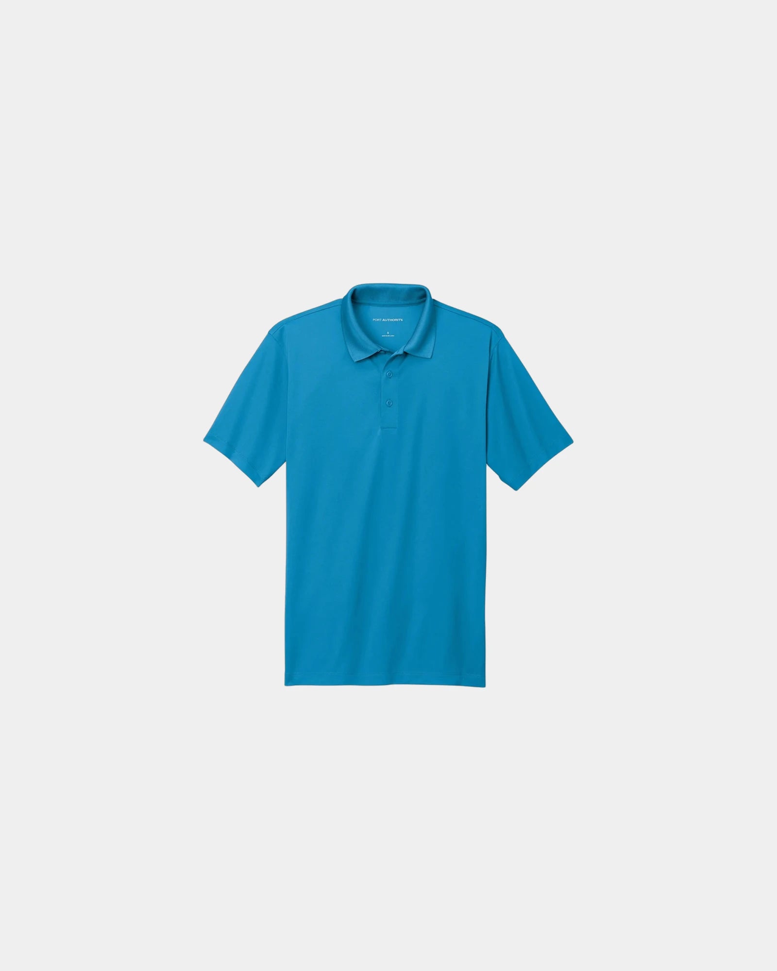 Custom recycled polyester polo Port Authority C-FREE - Parcel Blue