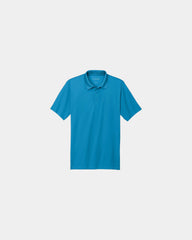 Custom recycled polyester polo Port Authority C-FREE - Parcel Blue