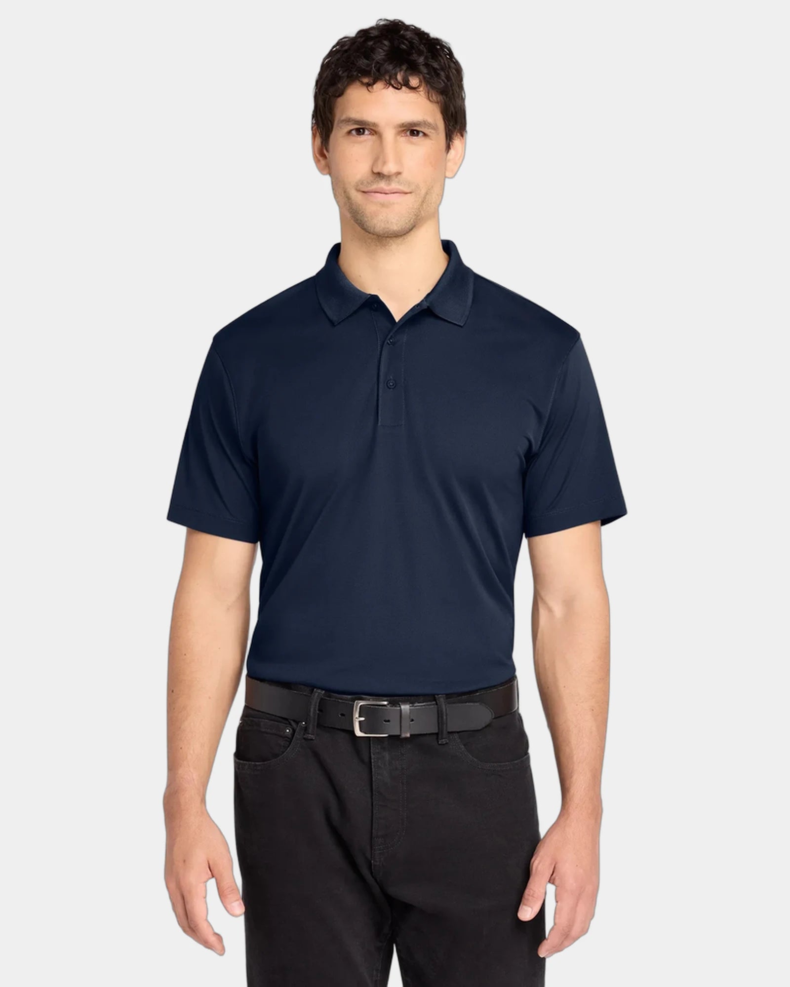 Custom recycled polyester polo Port Authority C-FREE - True Navy