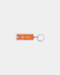 Custom ABS plastic LED flashlight keychain - Orange