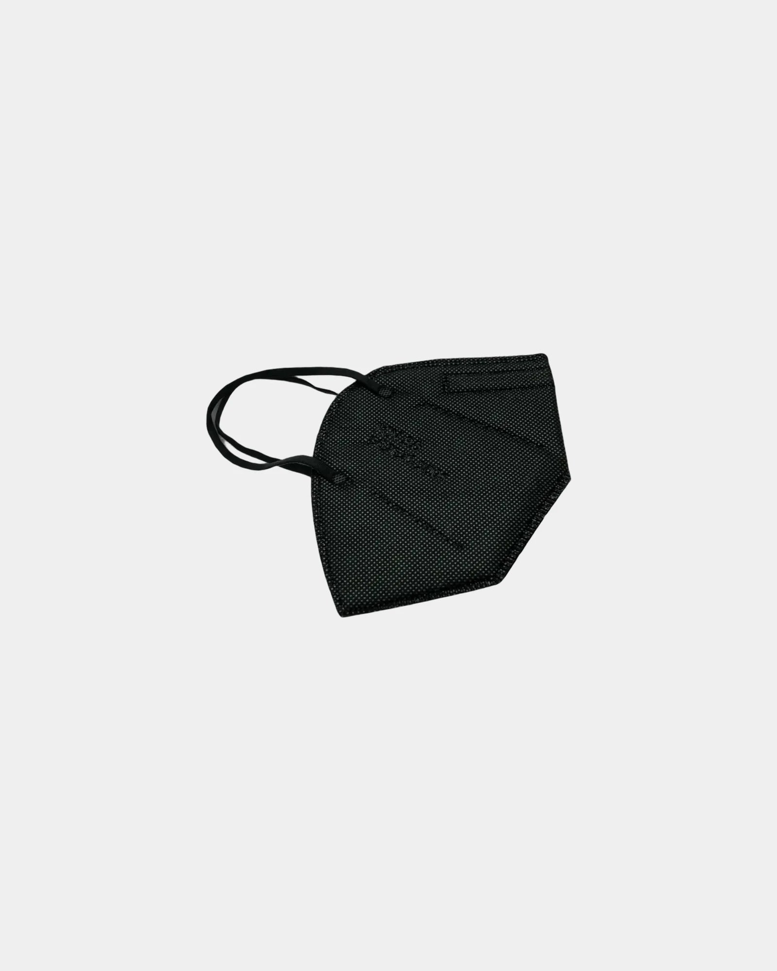 Custom 5-layer KN95 face mask black foldable design - Black