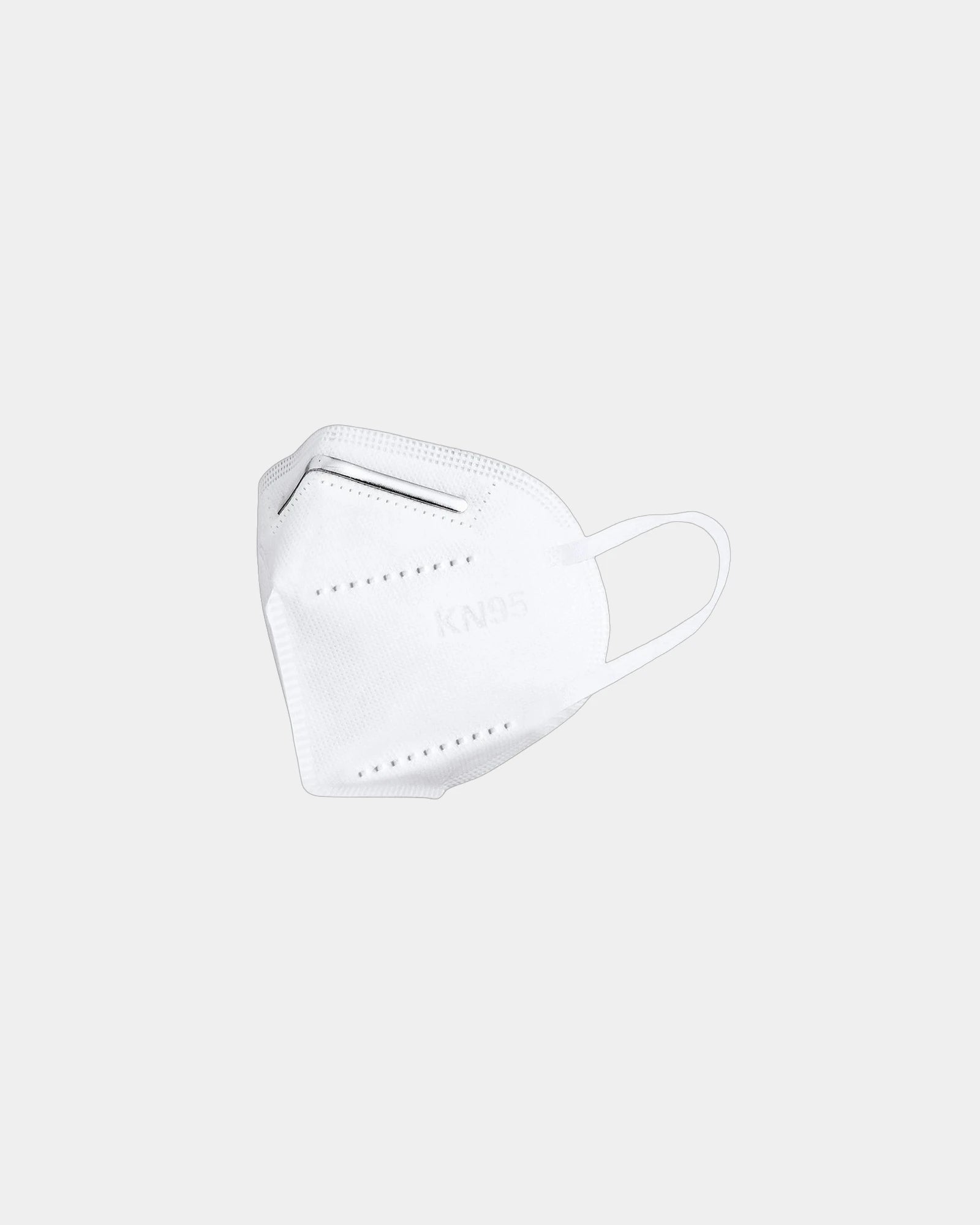 Custom foldable 5-layer KN95 face mask filtration - White