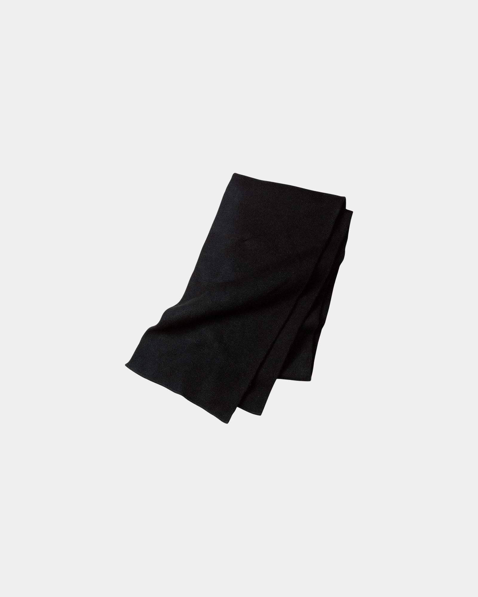 Custom knitted scarf Port Authority 72" x 9" - Black