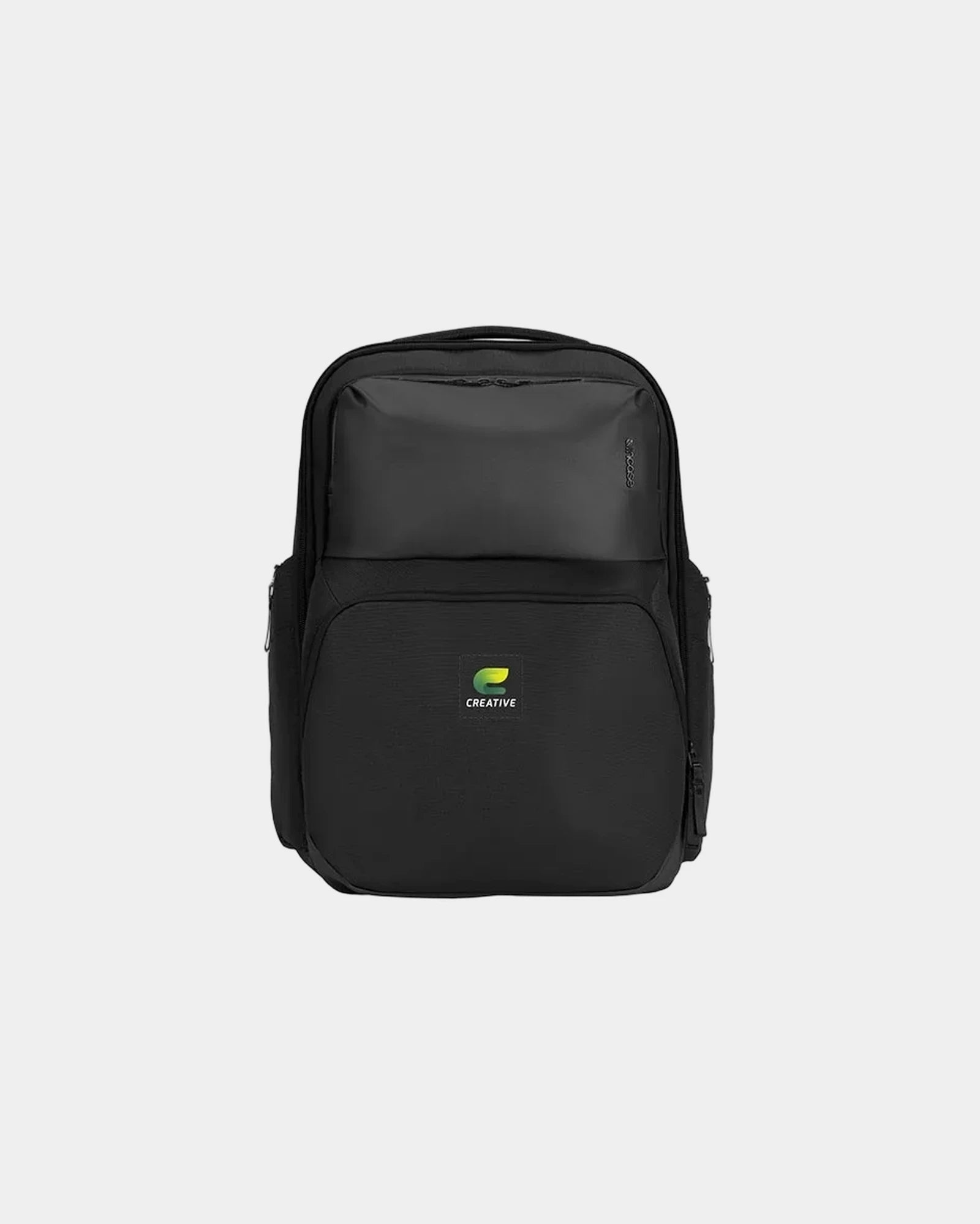 Custom recycled 26L laptop commuter backpack 16" - Black