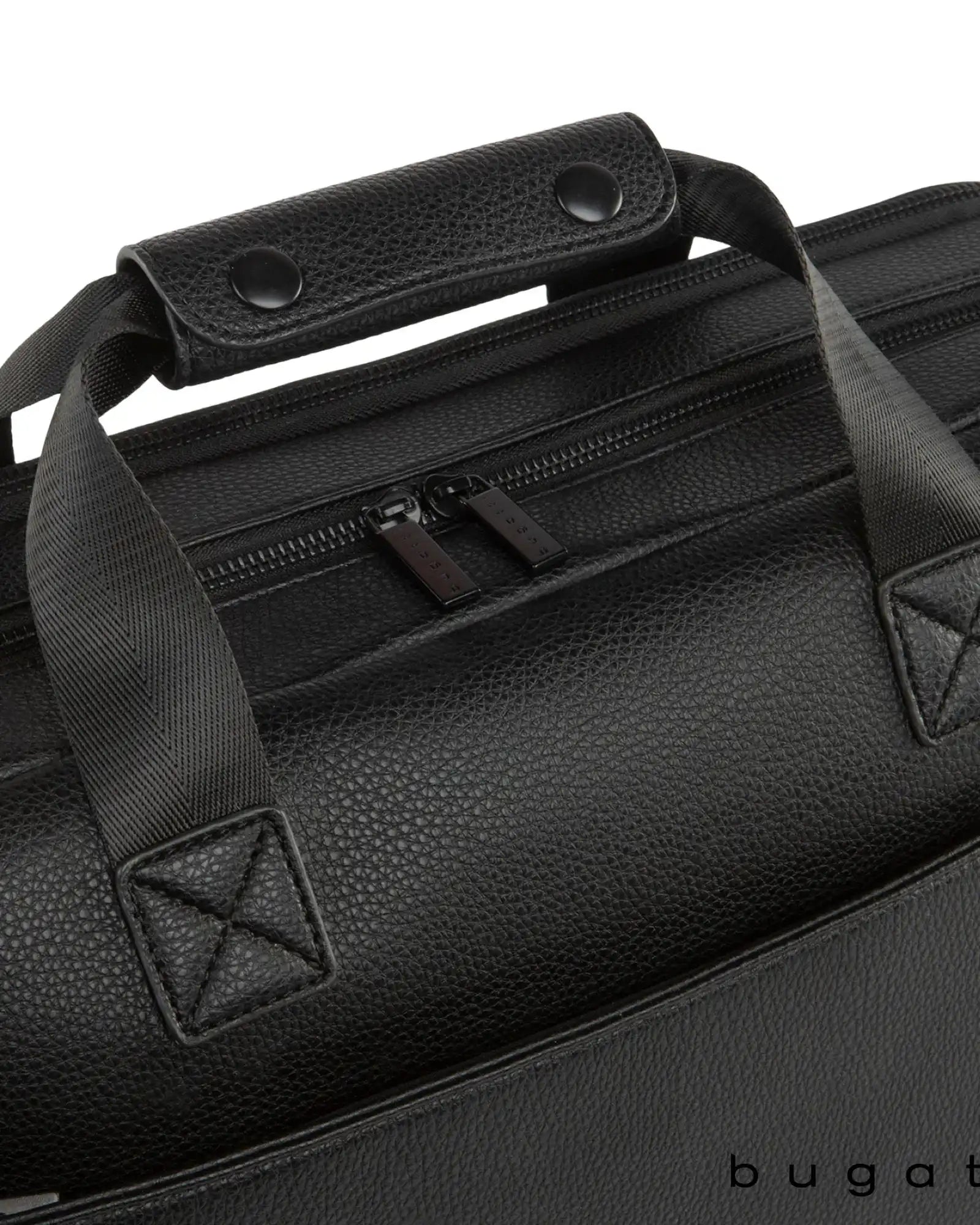 Custom vegan leather briefcase with 15.6" laptop pocket - 3