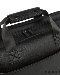 Custom vegan leather briefcase with 15.6" laptop pocket - 1