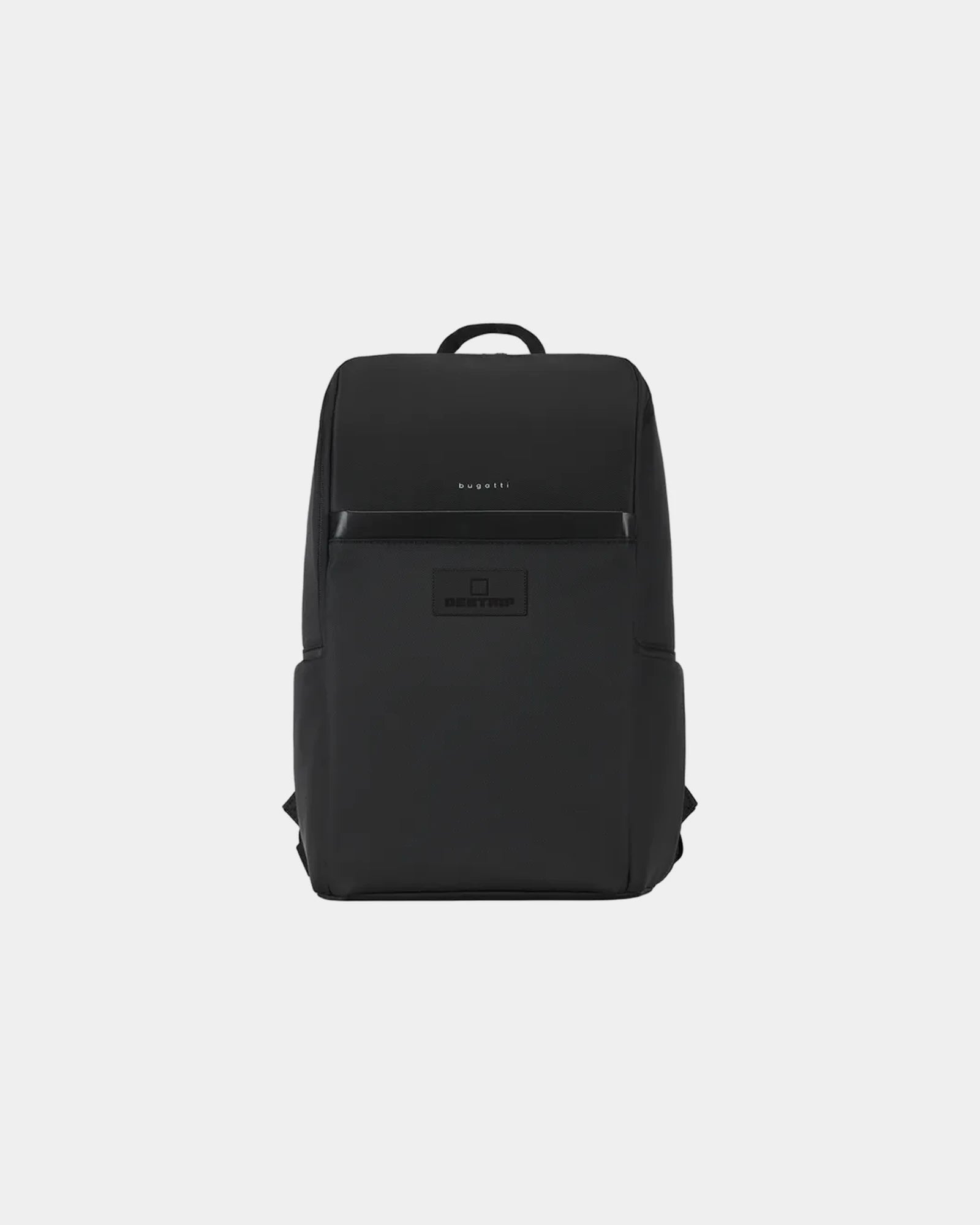 Custom water-resistant laptop backpack with RFID pocket - Black