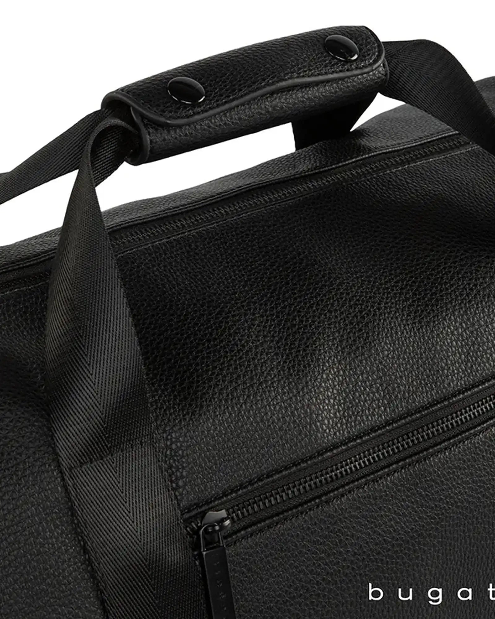Custom vegan leather travel duffel bag - 1